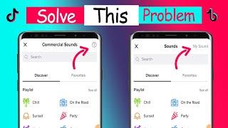 My Sound option not showing in tiktok | Nomi Tech |