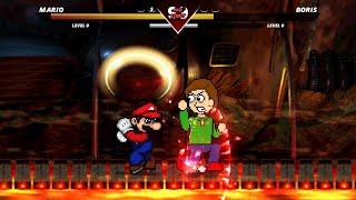 Mario Vs Boris Anderson | Mugen Fighting Games