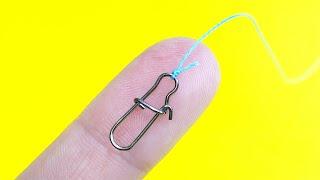 I DIDN’T EXPECT that this fishing knot would be in the top No. 1 among professional FISHERS.