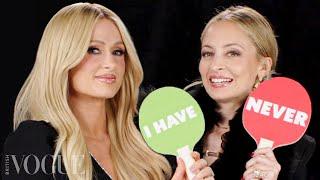 Paris Hilton & Nicole Richie Play 'Never Have I Ever'