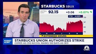 Starbucks union authorizes strike