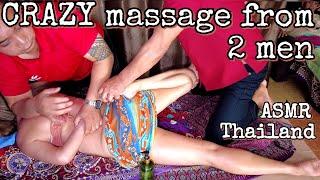 ASMR Thai massage 4 hends!