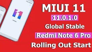 Redmi Note 6 Pro MIUI 11 0 1 0 Global Stable Update Rolling Out Start 