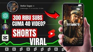 Cara Baru! Bikin Video Shorts Pakai Ai Gratis | Ide Konten Youtube Shorts 2023 | Cari Uang Online