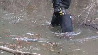 Walk in rubber waders. Part-1 (07/04/19)