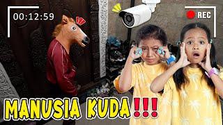 GAWAT MANUSIA KUDA TERTANGKAP CCTV DATANG KE RUMAH KITA TEPAT JAM 12 MALAM!!