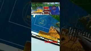 Jio f220b display light problem!!Jio 320 lcd light solution #shorts #viral #ytshorts