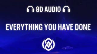 GENESI - Everything You Have Done (Meduza  Edit) (Lyrics) | 8D Audio 