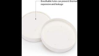 How are paper lids manufactured