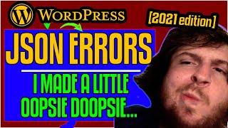 WordPress Plugin ShortCode JSON Errors - How To Fix Them
