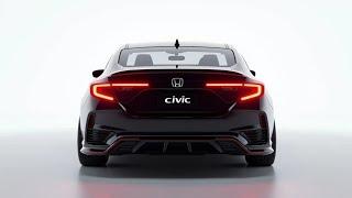 2025 Honda Civic: A Futuristic Marvel in Glossy Black"