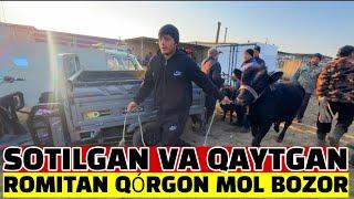 SOTILGAN VA QAYTGAN MOL VA QUYLAR. BUXORO ROMITAN QOʻRGON MOL BOZOR