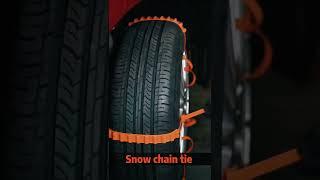 How to add anti skid strap on the car tire (Snow, Ice, Mud,)