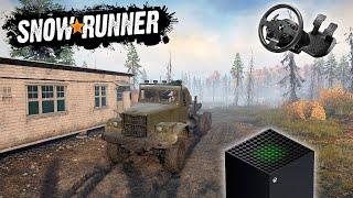 SNOWRUNNER - KRAZ 255 | Thrustmaster TMX | Xbox Series X