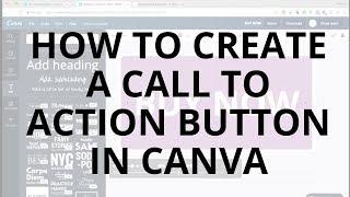 Canva Tutorial: How to Create a Call to Action Button