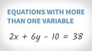 GCFLearnFree Math: Equations with More Than One Variable