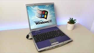 Retro PC Gaming with Targa Visionary XP Laptop