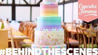 An AMAZING WEDDING CAKE From Start to Finish | Behind The Scenes | Cupcake Jemma