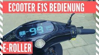 Ecooter E1S Elektroroller - ANLEITUNG [GER] - alle Infos