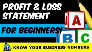 Understanding a Profit and Loss Income Statement for Beginners