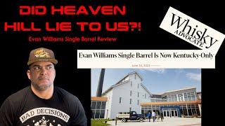 Did Heaven Hill Lie? Evan Williams Single Barrel Vintage 2015 Review