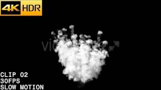 White Smoke Explosion with alpha channel (no background)