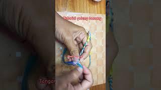 cara nembuat gelang dari benang jahit | cara mudah membuat gelang benang #diy#diygelangbenang