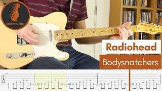 Bodysnatchers - Radiohead - Learn to Play!  (Guitar Cover & Tab)