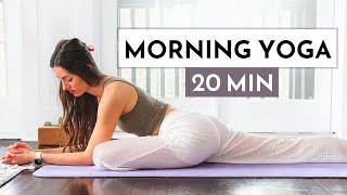 20 Min Gentle Morning Yoga Class | Easy Morning Stretches