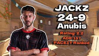 JACKZ 24/9 (Anubis) FACEIT Ranked July 10, 2024 | CS2 POV/DEMO