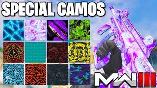 All 12 New Special Camos in MW3 Ranked (CDL Pack Bundles)