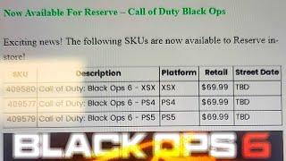 Black Ops 6: Last Gen Pre-Orders LEAKED!