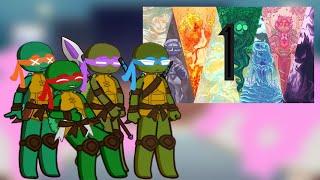 РЕАКЦИЯ Черепашек-Ниндзя2003 на 13 карт | tmnt2003 REACT to The 13 Cards | ENG/RUS | XP |by Elll