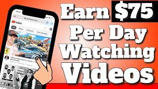 Earn $75.00 Per Hour Watching Videos! (New Website) | Earn Money Online 2021