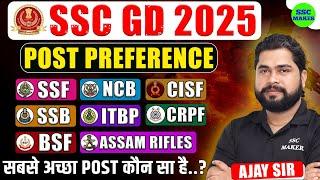 SSC GD 2025 Bharti SSF, CISF, CRPF, SSB, ITBP, AR, SSF and NCB | SSC GD Post Preference kaise bhare