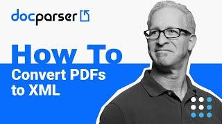 How to convert PDFs to XML