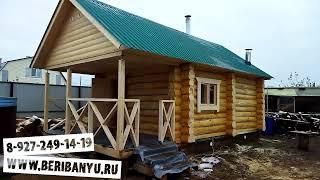 Баня УЛЕТ построили под КЛЮЧ в САМАРЕ # Проект 5х4 с террасой