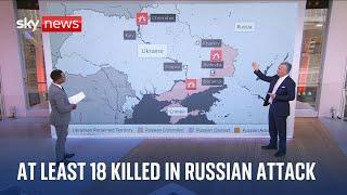 Ukraine war: At least 18 killed in Russian attack on Chernihiv
