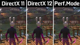 Fortnite Chapter 4 Season 3 - DirectX 11 vs DirectX 12 vs Performance Mode - FPS Boost