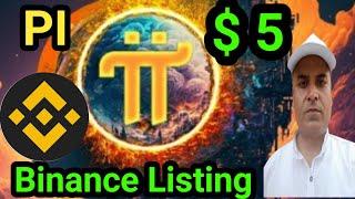 $5 PI  BINANCE LISTING || PI  KYC & Migration || Crypto Market Update || Crazy Crypto Mintoo