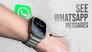 How to See Whatsapp Messages on Apple Watch (tutorial)