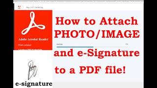 How to Attach Photo or Image to a PDF File in your PNPKI Form