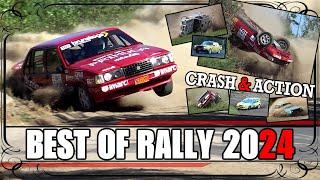 Best Of Rally 2024 | Crash & Action | Rullningar, Avåkningar & Häftig bilåka från Rallyåret 2024!