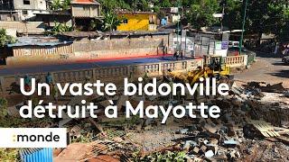 "Wuambushu" entre dans le vif avec la démolition d'un vaste bidonville à Mayotte