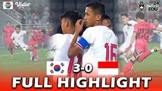  FULL HIGHLIGHT! INDONESIA U-20 VS KOREA SELATAN U-20 | Seoul Earth on Us Cup 2024 -PENENTUAN JUARA