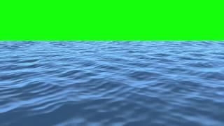 Water | Ocean | Lake | River | Beautiful Green Screen HD Footage