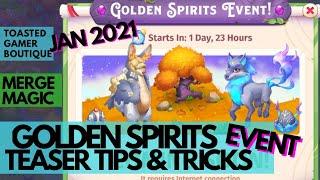 Merge Magic Golden Spirits Event Jan 2021 TEASER 