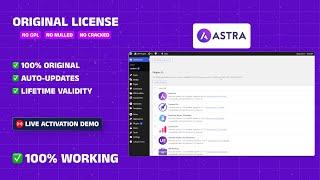 Astra Pro with License Key | Lifetime auto-updates | Agency Growth Bundle Package at cheap price