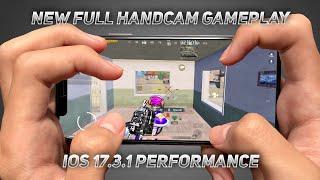 iPhone XS PUBG Mobile New Full Handcam Gameplay  | PUBG/BGMI iOS 17.3.1 Performance After Update 
