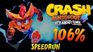 Crash 4: It's About Time - 106% Speedrun #1 (9:44:44 Loadless)